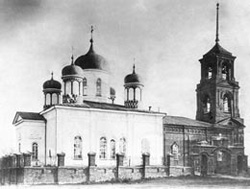 Так когда-то выглядел храм.