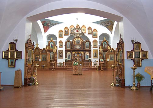 Внутреннее убранство храма