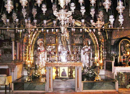 «ХРАМ ГРОБА ГОСПОДНЯ. Голгофа