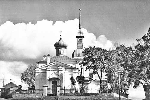 Дом Пантелеева и храмы Никольский и Знаменский, 1891 г.